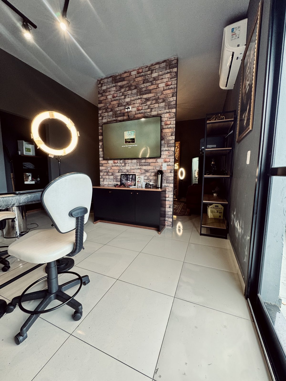 Área de atendimento do studio