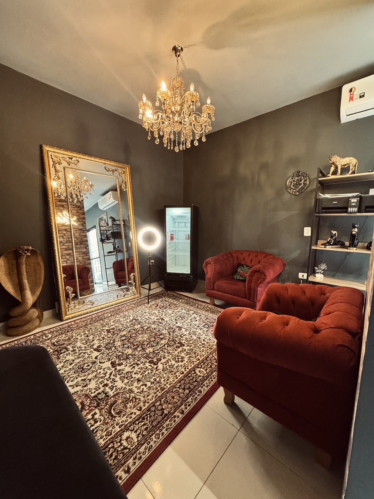 Ambiente interno do studio